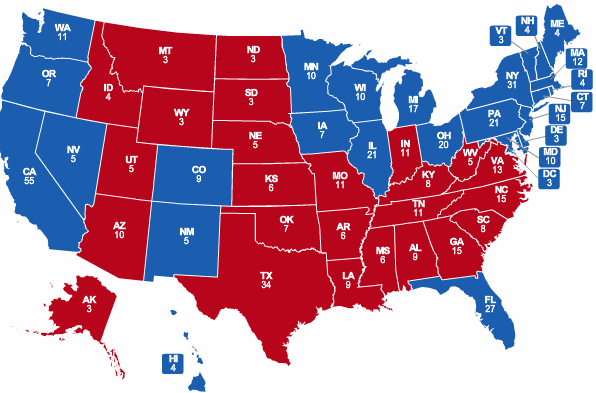 2012 presidential election popular vote totals