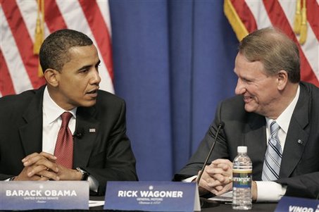 Obama Fires GM CEO Wagoner and his Board