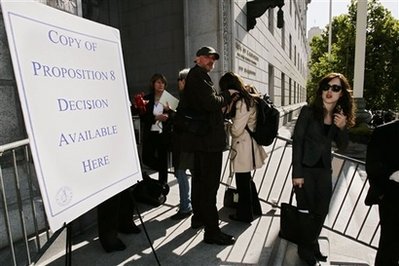 California Supremes Uphold Prop 8 AND Gay Marriage