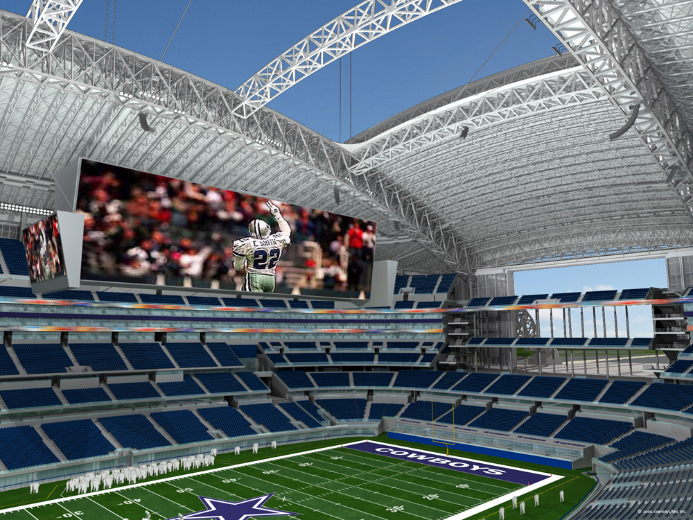 New Cowboys Stadium Party Pass Area!!! Crazy! 