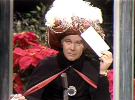 Johnny Carson as Carnak