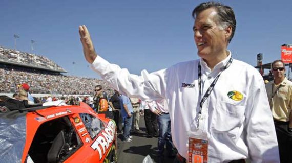 Mitt Romney at Daytona 500