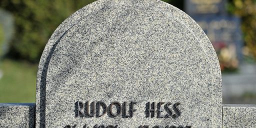 Body Of Hitler Deputy Rudolf Hess Exhumed, Cremated, Dumped In The Ocean
