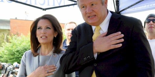 Michele Bachmann's Husband Didn't Call Gays Barbarians, Except For That Time He Called Gays Barbarians