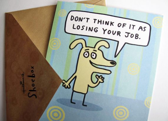Hallmark S New Idea Sympathy Cards For The Unemployed