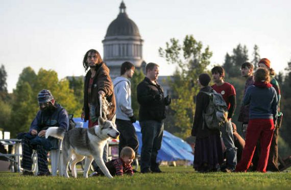 Occupy Olympia camp attracting homeless