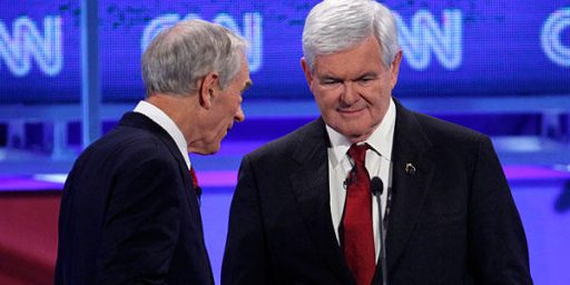 Surging In Iowa: Newt Gingrich, And Ron Paul?