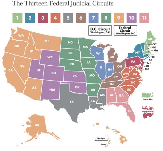 Courts Of Appeal Circuit Map 570x527 