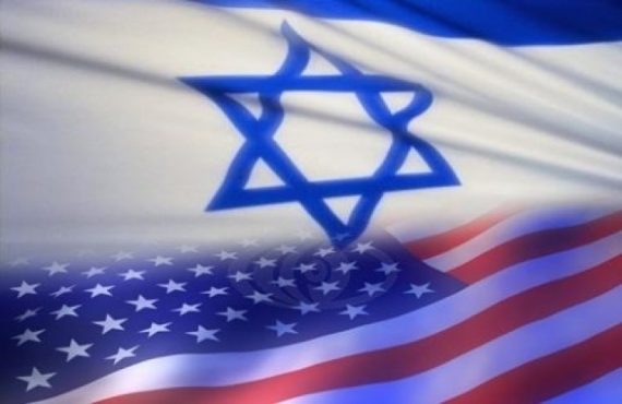 U.S. Israeli Flags