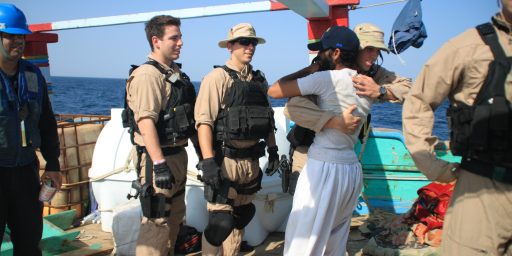 U.S. Navy Rescues Iranian Sailors From Pirates