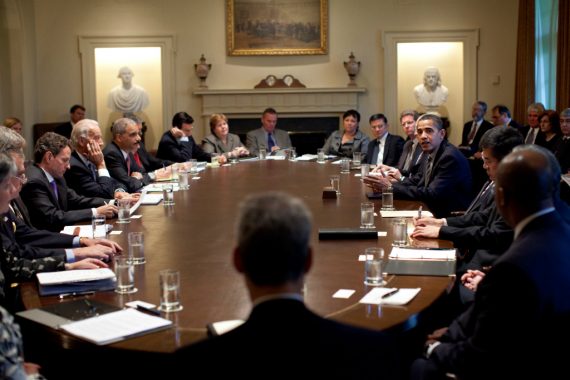 Obama Cabinet Meeting