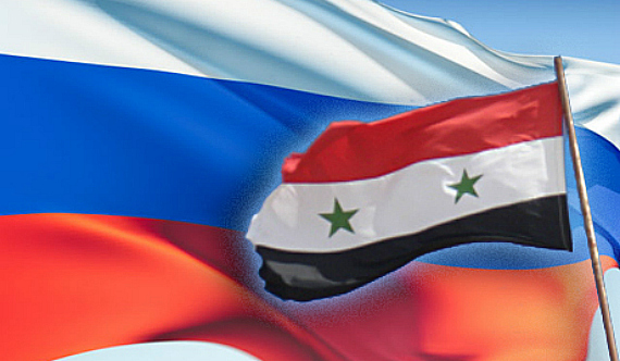 Russia Syria Flags