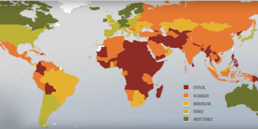 Africa, Asia Dominate 2012 "Failed States" Index