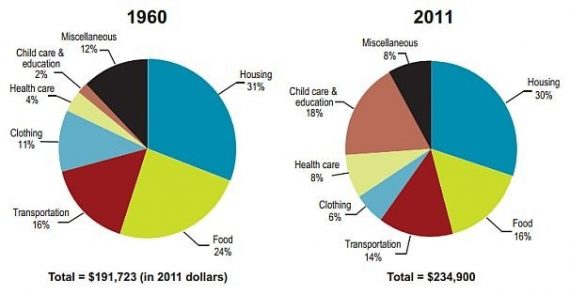 Cost Of Raising A Child Chart