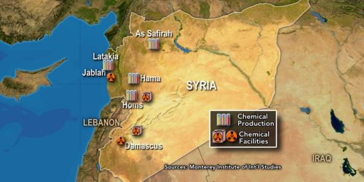 U.S. Has Lost Track Of Some Of Syria's Chemical Weapons