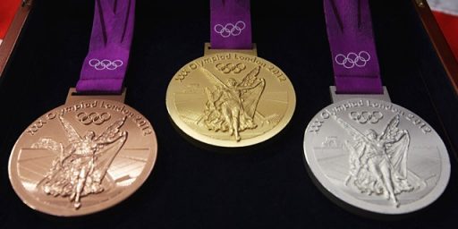 Not Much Real Gold In Those Gold Medals