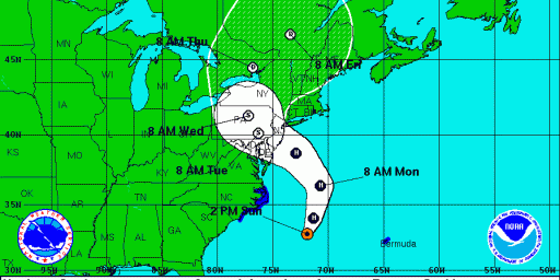 Mid-Atlantic Braces For Sandy 