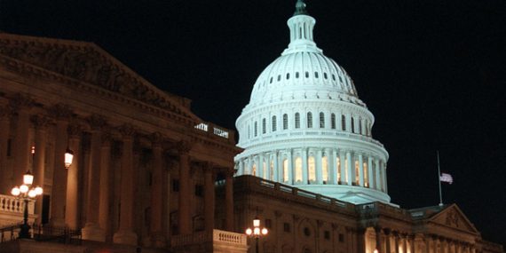 Capitol at night - AP Photo Ron Edmonds - banner