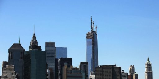 One World Trade Center Gets Its Spire