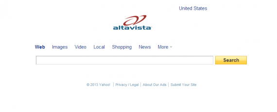 AltaVista Screen Shot