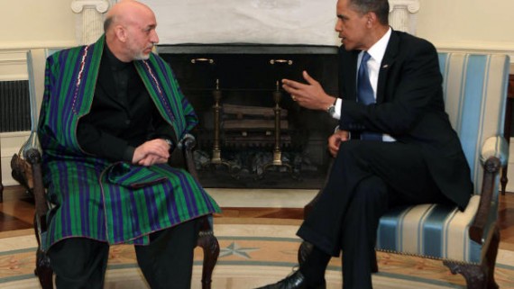 Obama Karzai