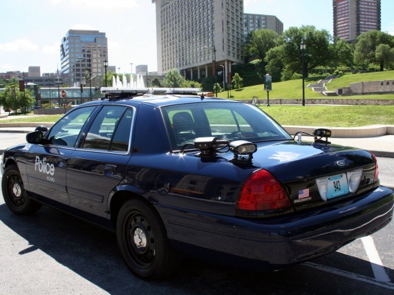 Police Cruiser With License Plate Readers