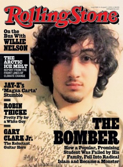 Rolling Stone Tsarnaev cover