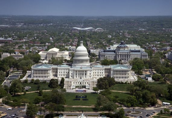 United States Capitol Building, Washington, D.C. Aerial