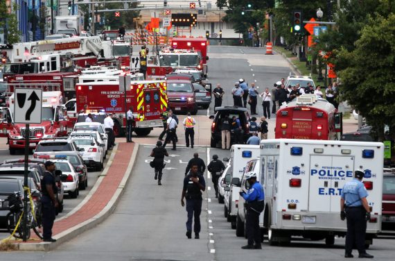 Image: Shooting At Washington DC Navy Yard Reportedly Leaves At Least One Wounded