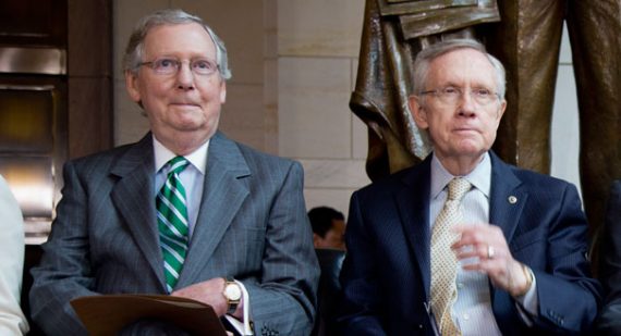 Harry Reid Mitch McConnell