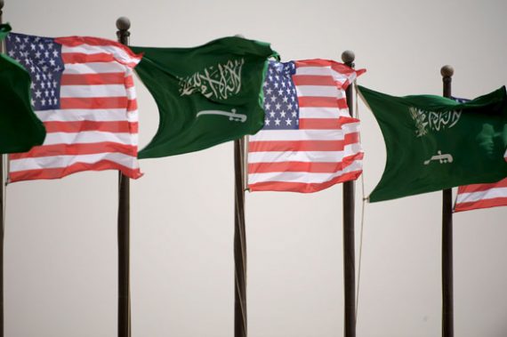 US Saudi Flags