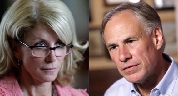 Wendy Davis Greg Abbott