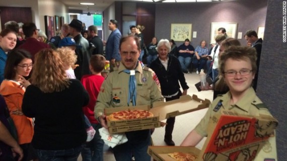 Boy Scouts Pizza Utah