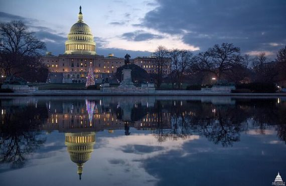 Capitol Christmas Dusk