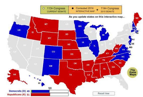 Senate Projection as of 1212013