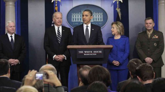 Gates Obama Biden Clinton