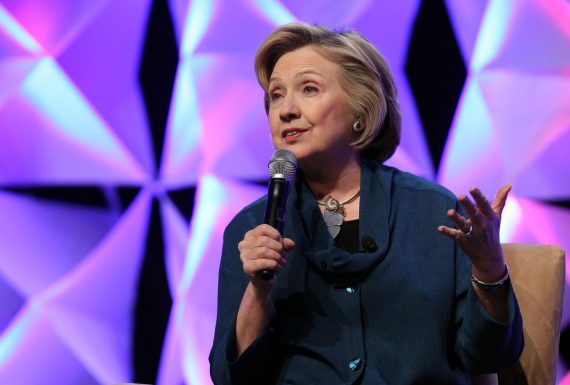 Hillary Clinton Addresses Recycling Industries Trade Conference In Las Vegas