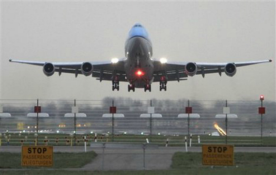 Passenger Jet Taking Off