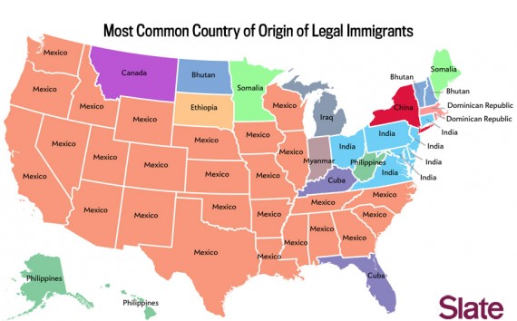 Immigrant Map One
