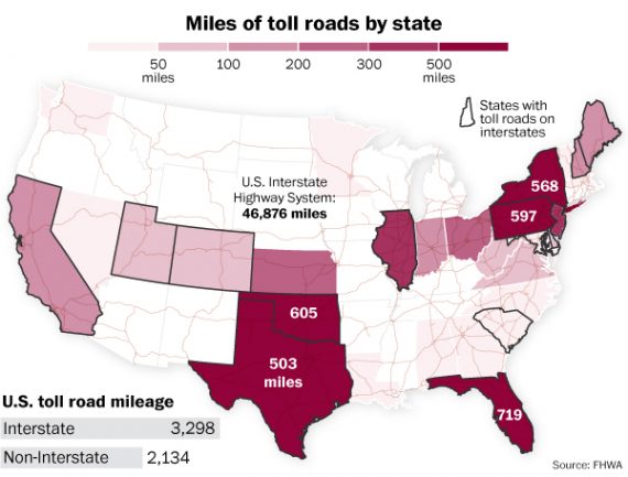 Feds May Allow More Tolls On Interstate Highways Outside The Beltway   Toll Maps 570x433 