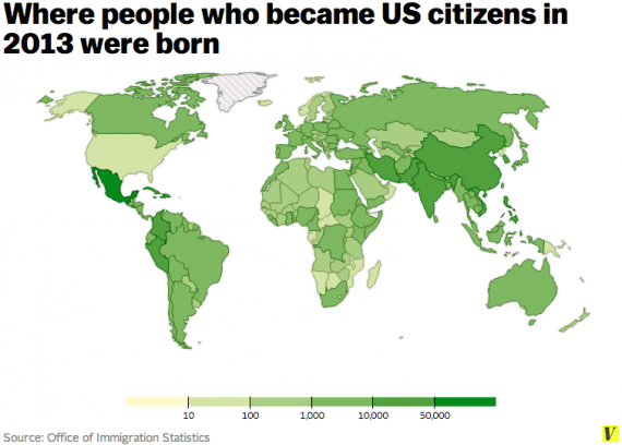 Immigrant Map One