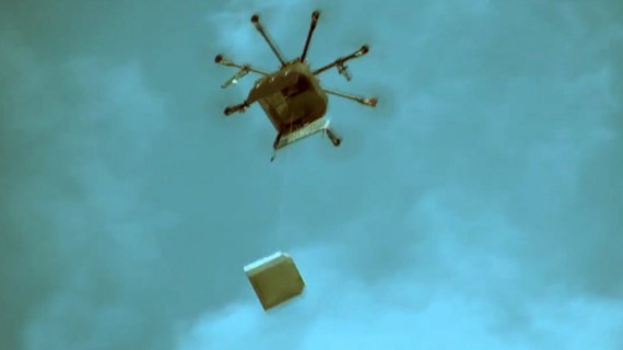 Russia Pizza Delivery Drone