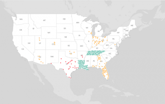 Slate Creationism Map