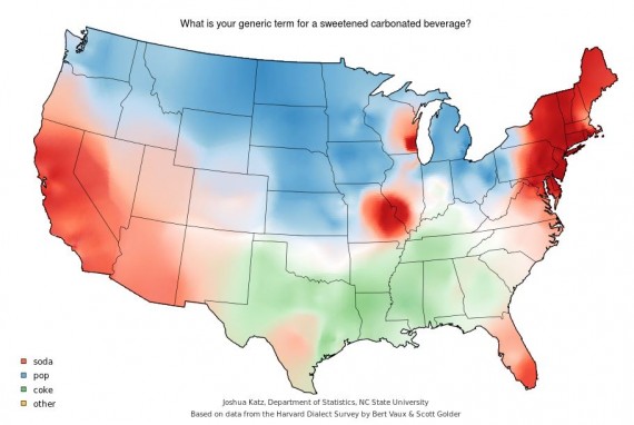 Soda Pop Coke Map