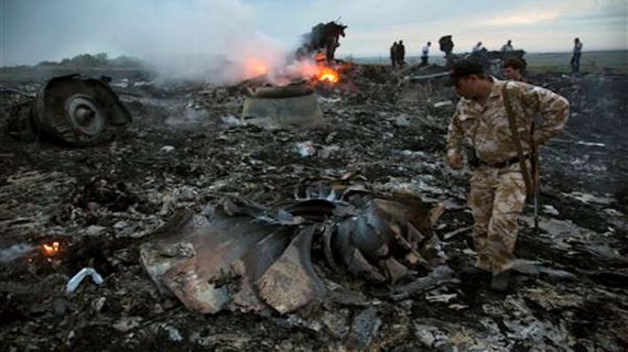 Malaysia Air Flight 17 Crash Scene