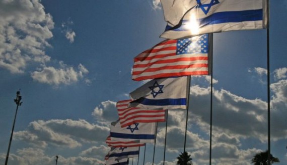 US Israeli Flags