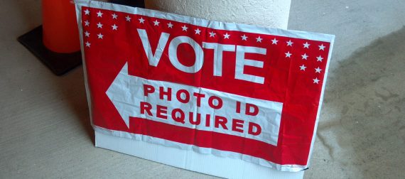 Voter ID Required Sign