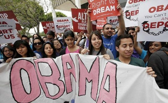 Obama Immigration Protesters
