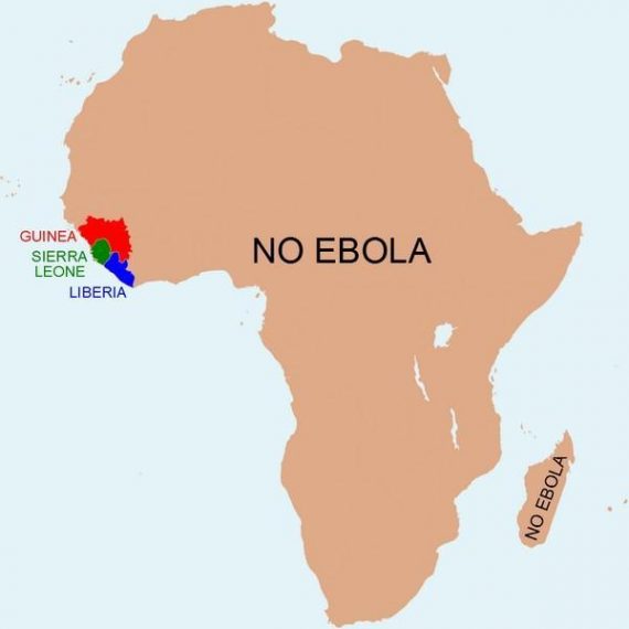 Africa-Ebola-Map