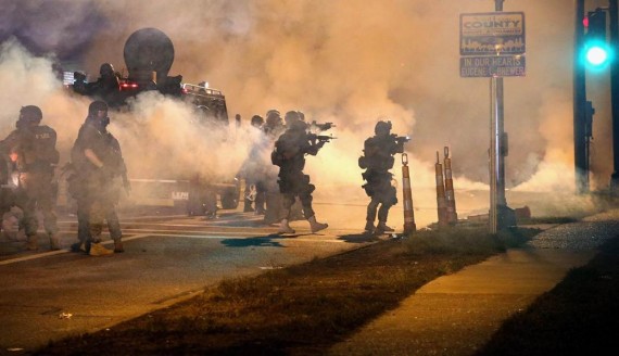 Ferguson Protests Police Riot Gear